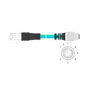 Cognex Ethernet Cable, 0.6M