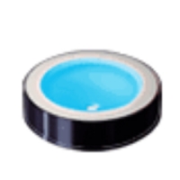 CCS LKR Series, Ring Light, Low Angle, Blue, 70mm